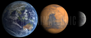 Look development - Earth, Mars and the Moon