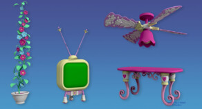 Modeling and simple shaders - House items