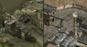 Texturing - Terrain, water, pavement and dirt ground.