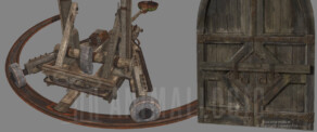 Look development - Catapult and main gate